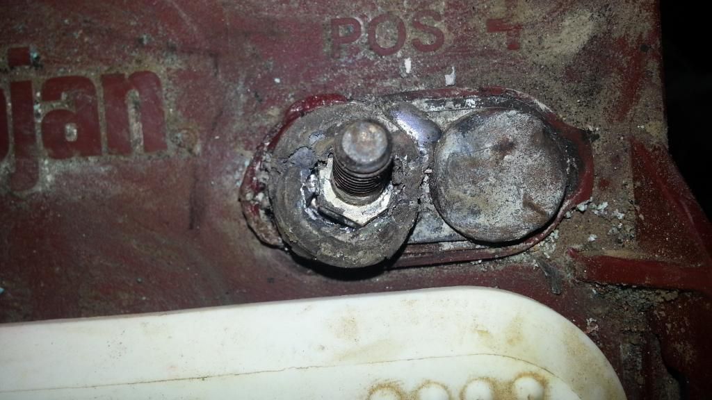 Battery post melted on golf cart!!!